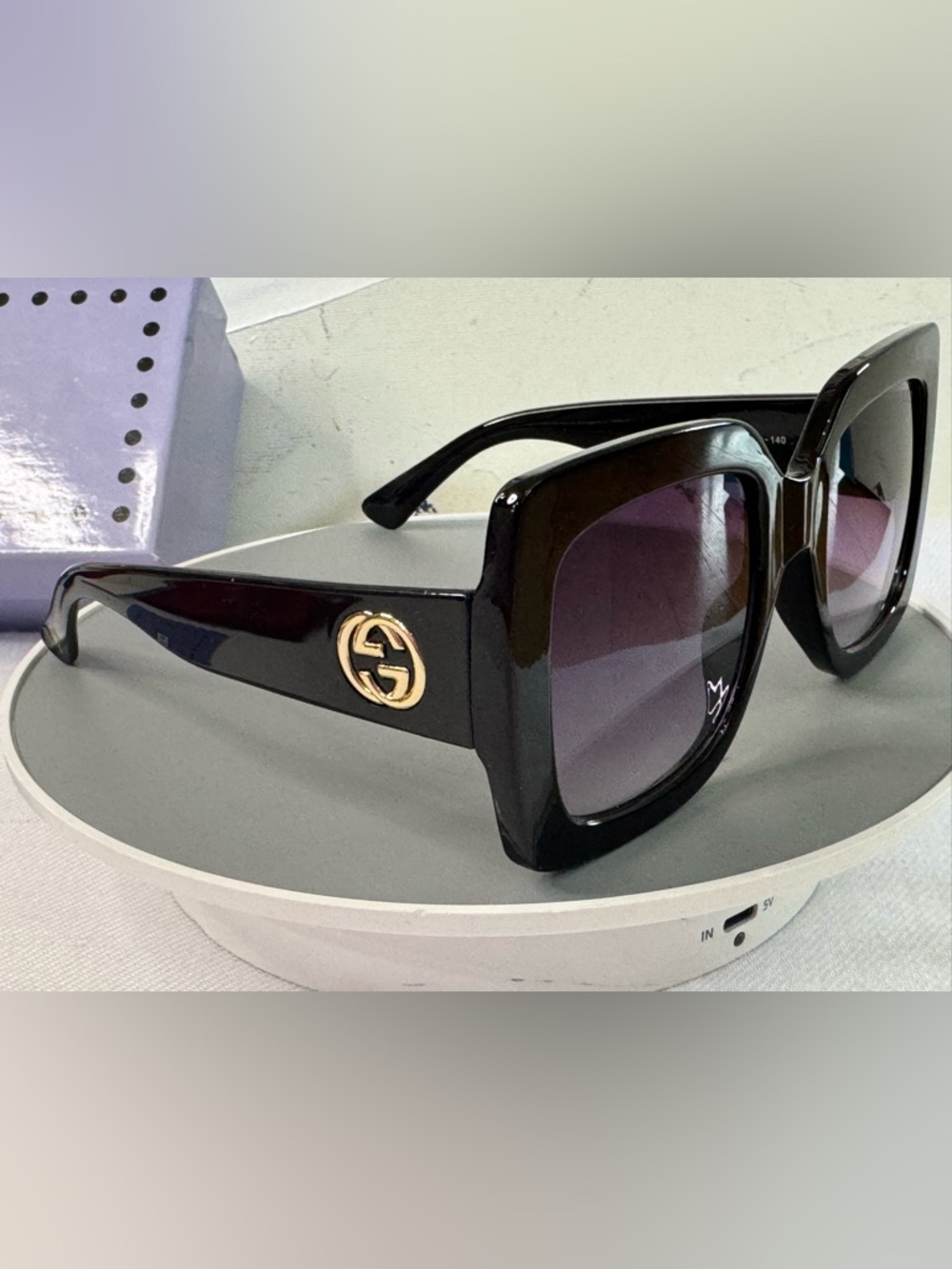 Gucci Oversized Sunglasses Full Inclusion - Picture 7 of 17